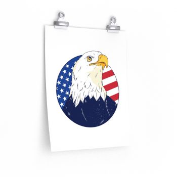 Wall Art Posters Prints - American Eagle USA Flag