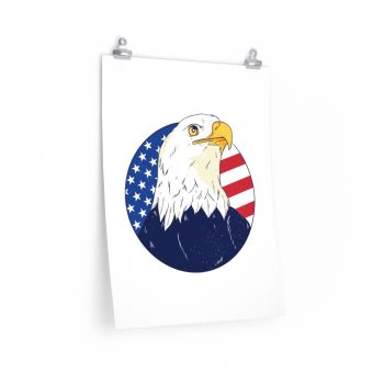 Wall Art Posters Prints - American Eagle USA Flag