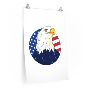 Wall Art Posters Prints - American Eagle USA Flag