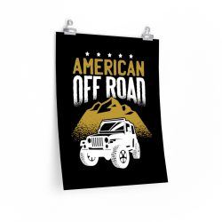 Wall Art Posters Prints - American Off Road Jeep Truck