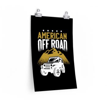 Wall Art Posters Prints - American Off Road Jeep Truck