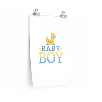 Wall Art Posters Prints - Baby Boy Rubber Ducky