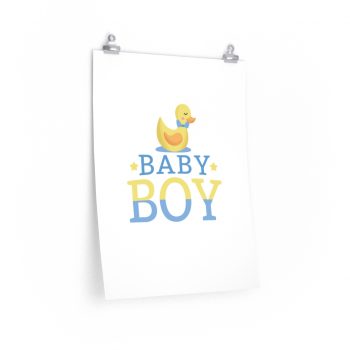 Wall Art Posters Prints - Baby Boy Rubber Ducky