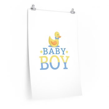 Wall Art Posters Prints - Baby Boy Rubber Ducky