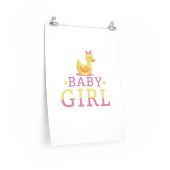 Wall Art Posters Prints - Baby Girl Rubber Ducky