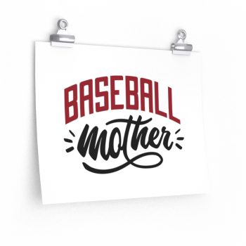 Wall Art Posters Prints - Baseball Mother