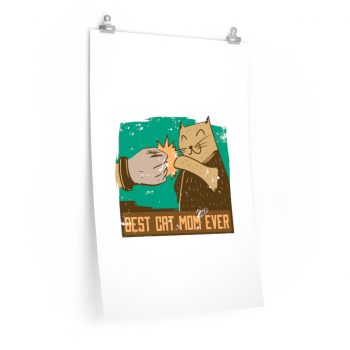 Wall Art Posters Prints - Best Cat Mom Ever