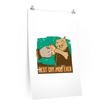 Wall Art Posters Prints - Best Cat Mom Ever