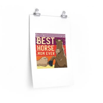 Wall Art Posters Prints - Best Horse Mom Ever