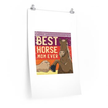 Wall Art Posters Prints - Best Horse Mom Ever