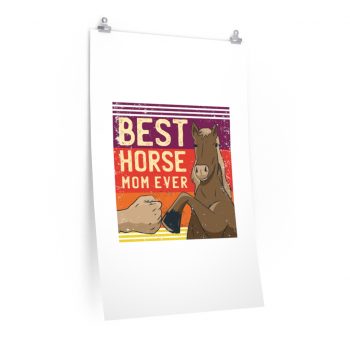 Wall Art Posters Prints - Best Horse Mom Ever