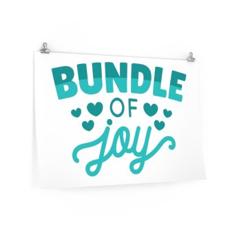 Wall Art Posters Prints - Bundle ofJoy Baby Blue Boy