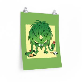 Wall Art Posters Prints - Coronavirus Virus Monster Covid 19