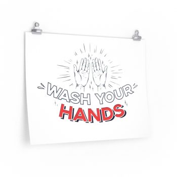 Wall Art Posters Prints - Covid 19 Wash Your Hands Coronavirus