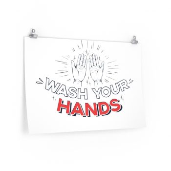 Wall Art Posters Prints - Covid 19 Wash Your Hands Coronavirus