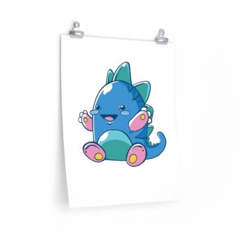 Wall Art Posters Prints - Cute Little Baby Dragon