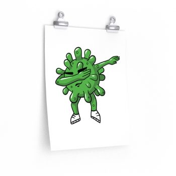 Wall Art Posters Prints - Dabbing Virus Coronavirus Covid 19 Dancing