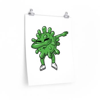 Wall Art Posters Prints - Dabbing Virus Coronavirus Covid 19 Dancing