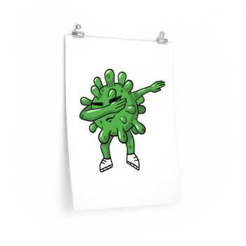 Wall Art Posters Prints - Dabbing Virus Coronavirus Covid 19 Dancing