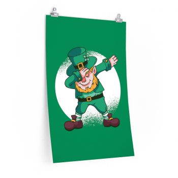 Wall Art Posters Prints - Dancing Leprechaun Dabbing St Patricks Day