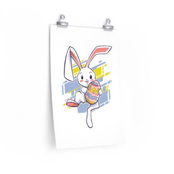 Wall Art Posters Prints - Easter Rabbit Egg Bunny