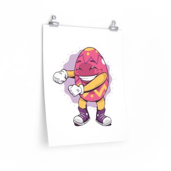 Wall Art Posters Prints - Flossing Dancing Easter Egg