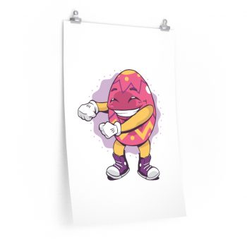 Wall Art Posters Prints - Flossing Dancing Easter Egg