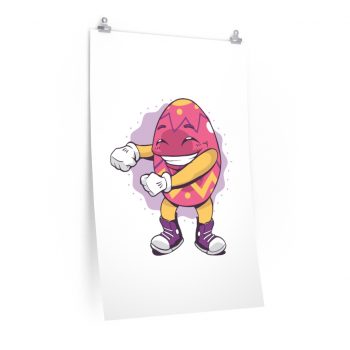 Wall Art Posters Prints - Flossing Dancing Easter Egg