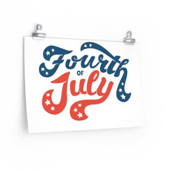 Wall Art Posters Prints - Fourth of July USA 4th