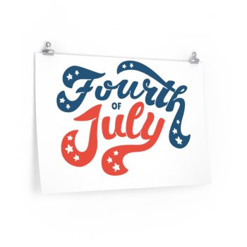 Wall Art Posters Prints - Fourth of July USA 4th