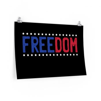 Wall Art Posters Prints - Freedom USA Red White Blue