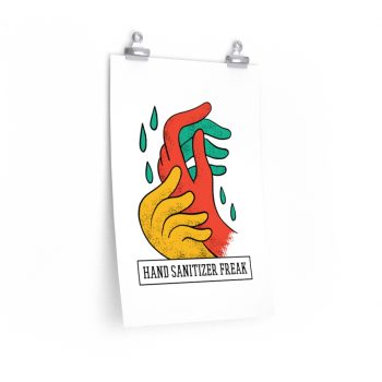 Wall Art Posters Prints - Hand Sanitizer Freak Covid 19 Coronavirus