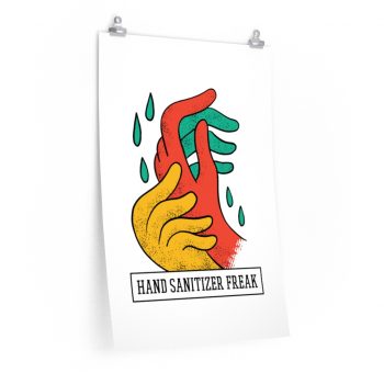 Wall Art Posters Prints - Hand Sanitizer Freak Covid 19 Coronavirus