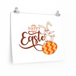 Wall Art Posters Prints - Happy Easter Easter Egg Bunny