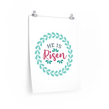 Wall Art Posters Prints - He Is Risen Easter Jesus