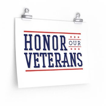 Wall Art Posters Prints - Honor Our Veterans