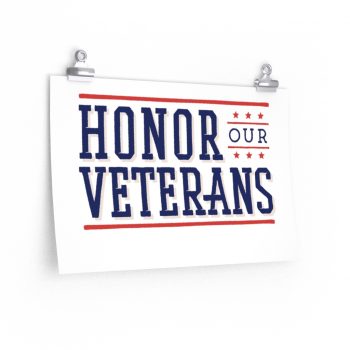 Wall Art Posters Prints - Honor Our Veterans