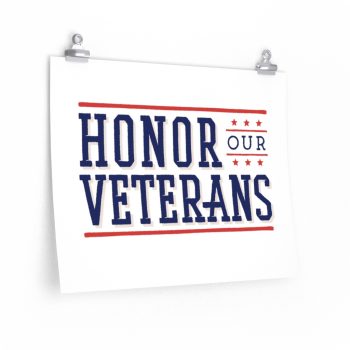 Wall Art Posters Prints - Honor Our Veterans