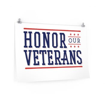 Wall Art Posters Prints - Honor Our Veterans