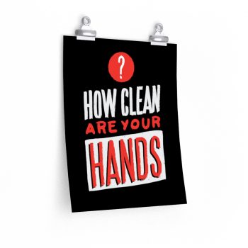 Wall Art Posters Prints - How Clean Are Your Hands Coronavirus Covid 19