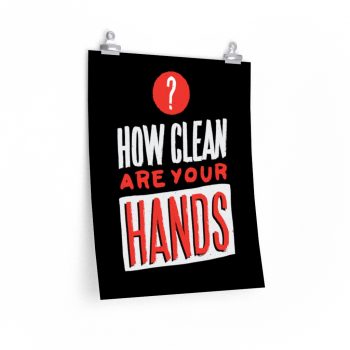 Wall Art Posters Prints - How Clean Are Your Hands Coronavirus Covid 19