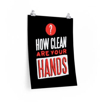 Wall Art Posters Prints - How Clean Are Your Hands Coronavirus Covid 19