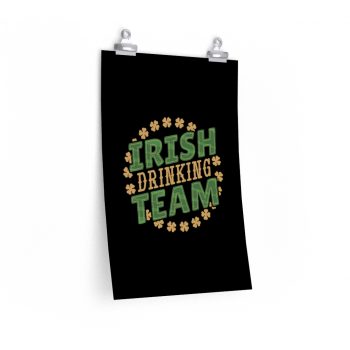 Wall Art Posters Prints - Irish Drinking Team Shamrocks