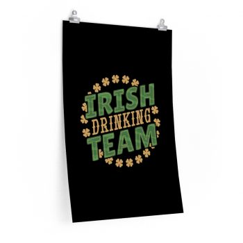 Wall Art Posters Prints - Irish Drinking Team Shamrocks