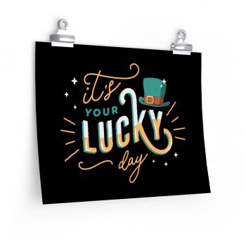 Wall Art Posters Prints - It's Your Lucky Day Leprechaun Hat St. Patrick