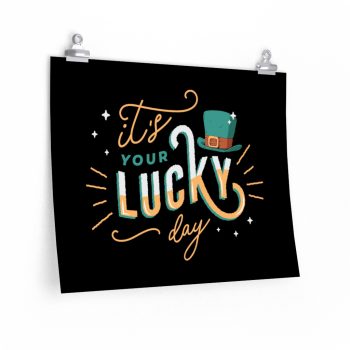 Wall Art Posters Prints - It's Your Lucky Day Leprechaun Hat St. Patrick