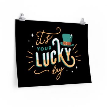 Wall Art Posters Prints - It's Your Lucky Day Leprechaun Hat St. Patrick