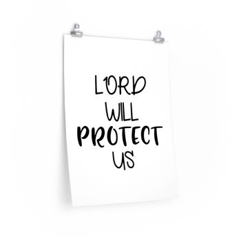 Wall Art Posters Prints - Lord Will Protect Us