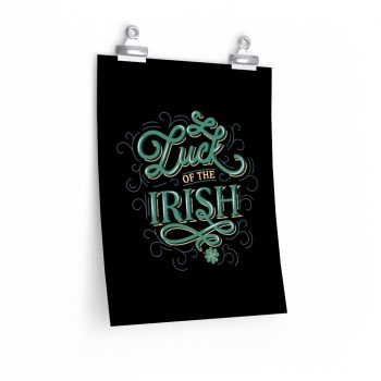 Wall Art Posters Prints - Luck of the Irish St Patricks