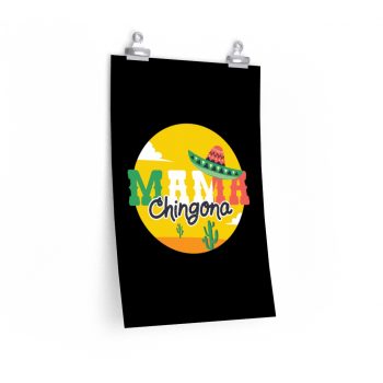 Wall Art Posters Prints - Mama Chingona Spanish Mother’s Day